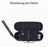 Travel Case for Airstrait/Corrale Styler Straighteners Hard Waterproof Storage Bag – Black