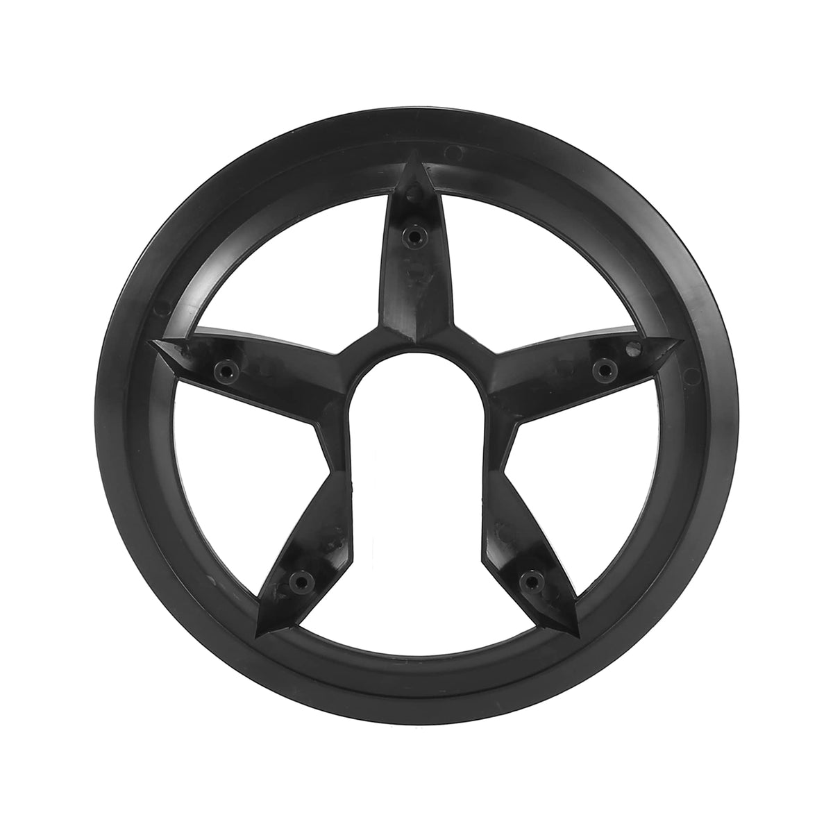 Protecție apărătoare din plastic pentru foaie angrenaj bicicletă 6.5 cm cu 5 găuri – Negru