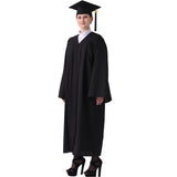 Robă și tocă de absolvire pentru adulți liceu și facultate GraduatePro unisex – Negru