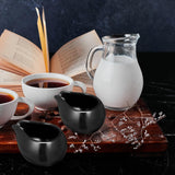 2-Piece Ceramic Mini Milk Jugs Set for Coffee Honey – 9x7x4.5cm