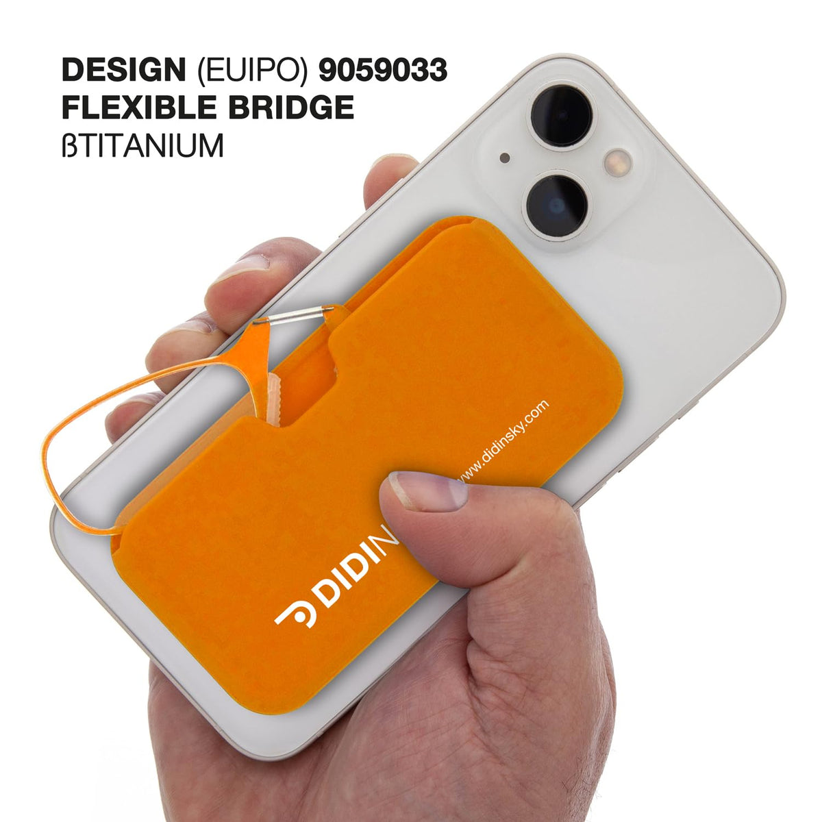 DIDINSKY Arthin reading glasses without temples for men and women. Lightweight glasses as a portable reading magnifier and travel glasses. Perfect reading glasses for women and prescription glasses. Carrot +2.0