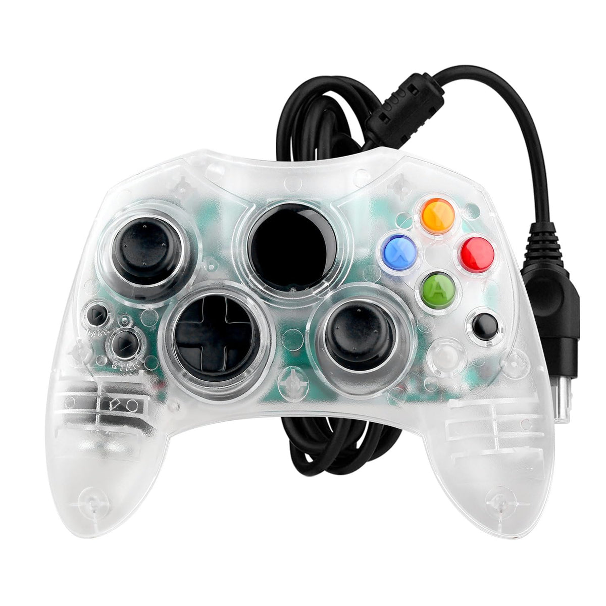 Controller cu fir tip S compatibil cu consola clasică Xbox  – Transparent