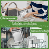 Stainless Steel Bento Lunch Box 850ml Leakproof Removable Divider – Silver