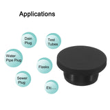 Dopuri flexibile din silicon 21mm pentru orificii de 20mm, set 10 bucăți – Negru