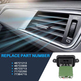 Rezistență trepte treaptă aerotermă Fiat Punto Doblo Ducato Panda (cod 46721213)