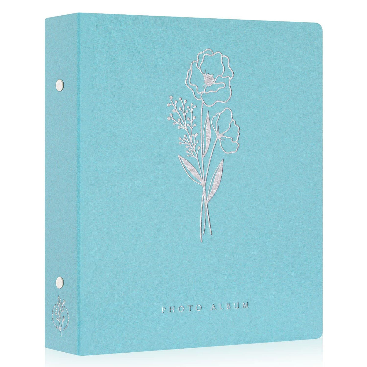Photo Album 10x15 400 Vertical Pockets Linen Cover