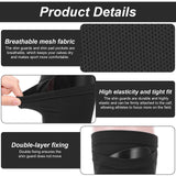 Football Shin Guard Socks 2 Pairs + Kids Shin Pads 1 Pair Anti-Slip – M