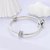 Sterling Silver Charm Pendant for European Bracelets – Silver