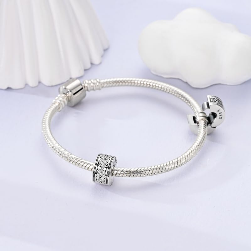 Sterling Silver Charm Pendant for European Bracelets – Silver