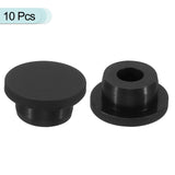 Dopuri flexibile din silicon 21mm pentru orificii de 20mm, set 10 bucăți – Negru
