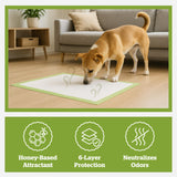 Pogi Dog Training Pads Large 60x60cm Eco-Friendly – 50 Pieces