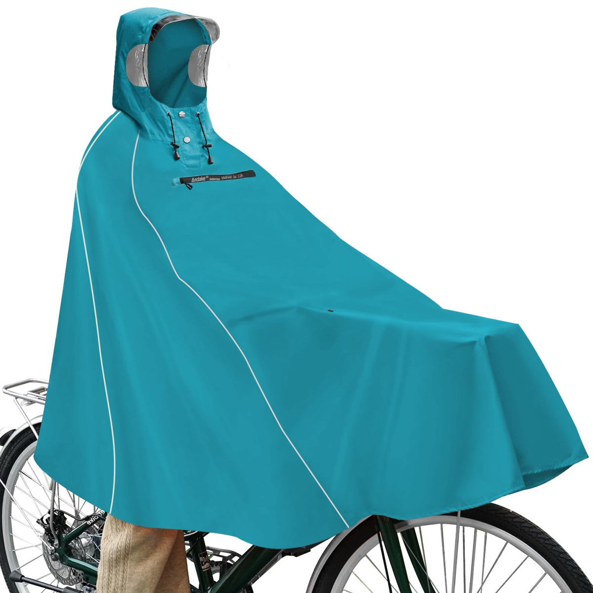Waterproof Cycling Rain Poncho Unisex – Bluebird