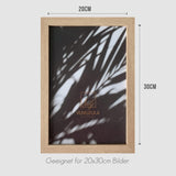 VUVUZULA picture frame 20x30cm wooden photo frame 8x12 inch wooden frame MDF frame 20x30cm natural set of 3