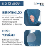 Ciorapi compresivi antitrombotici unisex BeOnTop 18-23 mmHg pentru zbor și varice