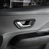 Interior Door Handle Trim Cover for Hyundai Kona 2024–2026 4pcs – Wood Grain