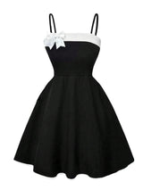 SweatyRocks Girls' Party Dress Bow Pleated Sleeveless Knee-Length – Black Age 12