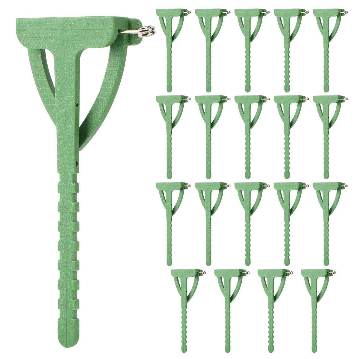 Ace de siguranță tip T din plastic pentru cocarde și broșe florale, set 20 buc – 20 buc