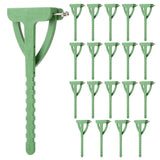 Ace de siguranță tip T din plastic pentru cocarde și broșe florale, set 20 buc – 20 buc
