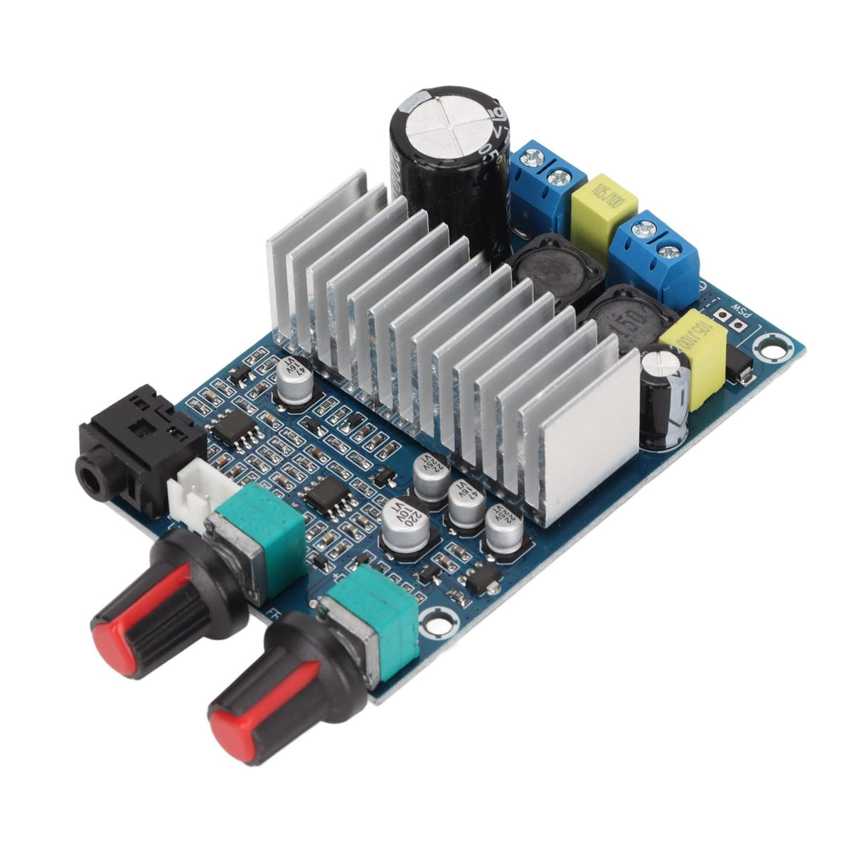 100W Digital Subwoofer Amplifier Board 12–24V with Bass Output – 12–24V