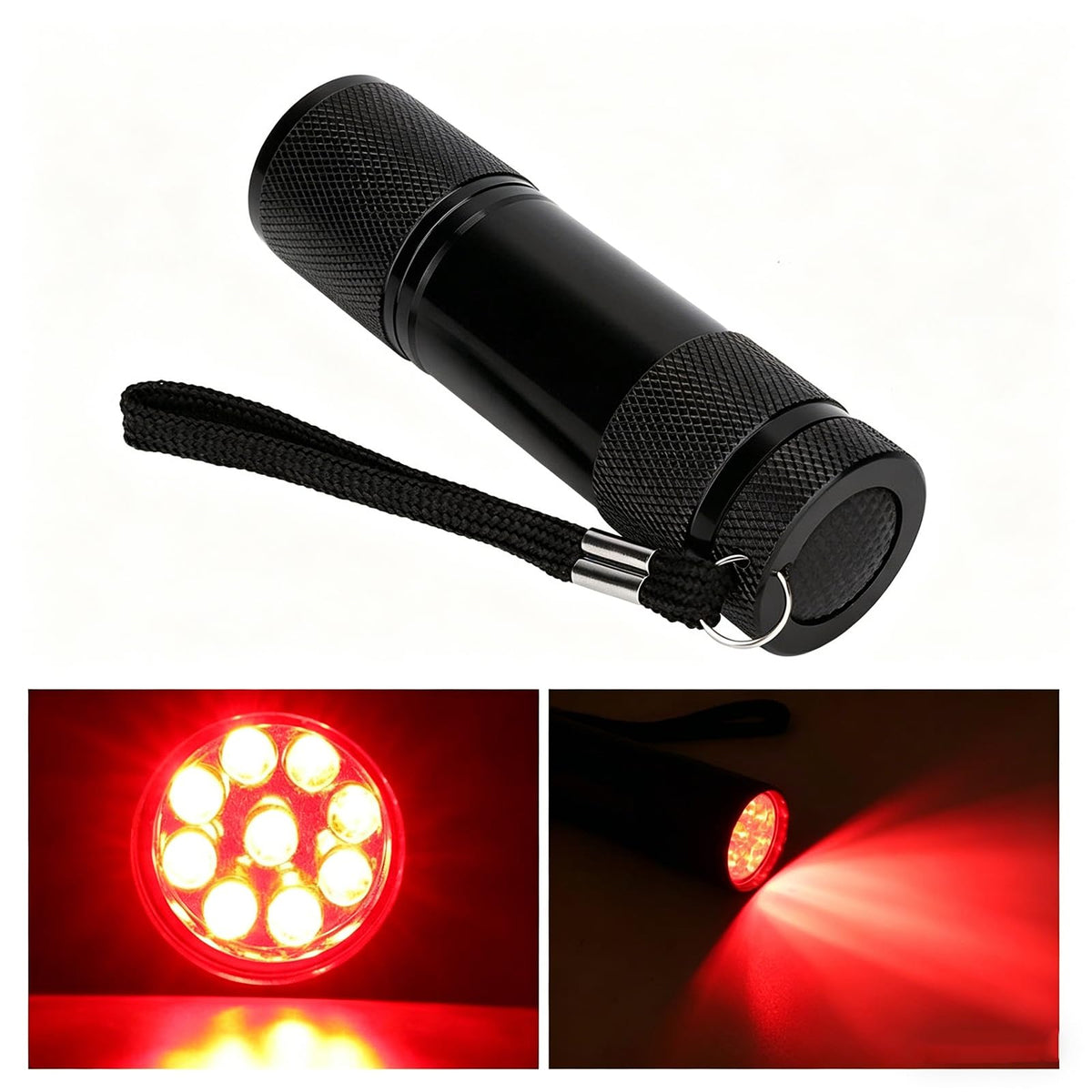 Vein Finder Flashlight Red Portable Vein Locator for Clinics & Home – Red