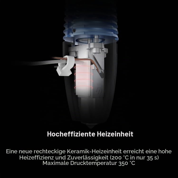 Hotend Phaetus Rapido 2 UHF V2.0 1.75mm pentru imprimantă 3D – Negru 104NT