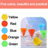 Reusable Snow Cone Cups 10-Pack 10.3x8cm Plastic for Machines – Multicolour