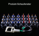 Cupping Therapy Set Glass Cups with Vacuum Pump – 24pcs