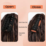 Ponytail Hairpiece Extensions Clip-in Synthetic – Platinum Blonde