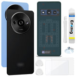 Carcasă spate din sticlă de schimb pentru Xiaomi Redmi A3 – Negru