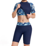 Costum de înot damă 3 piese Owntop protecție solară UPF 50+ cu uscare rapidă – Bleumarin S