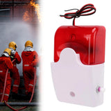 Sirenă de alarmă opto-acustică 110 dB cu lumină stroboscopică de avertizare 220V