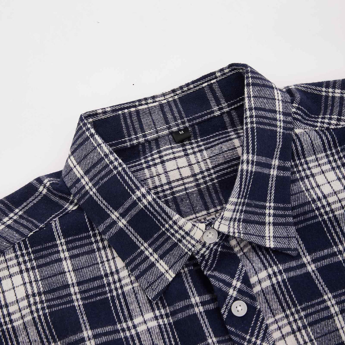 Men's Checkered Flannel Shirt Long Sleeve Button-Down Casual Loose Fit – Green-Black XXL