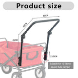 Push Handle Telescopic for Folding Handcart Replacement Collapsible – Universal