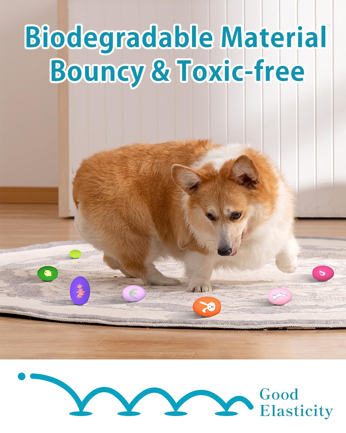 Squeaky Dog Toys 20-Pack Soft Interactive for Puppies – Assorted