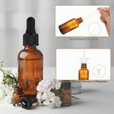 Amber glass dropper bottles 30ml pack with droppers & funnel accessories – 30ml 6-pack