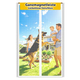 Plasă magnetică anti-insecte pentru ușa de balcon fără găurire 120x240 cm