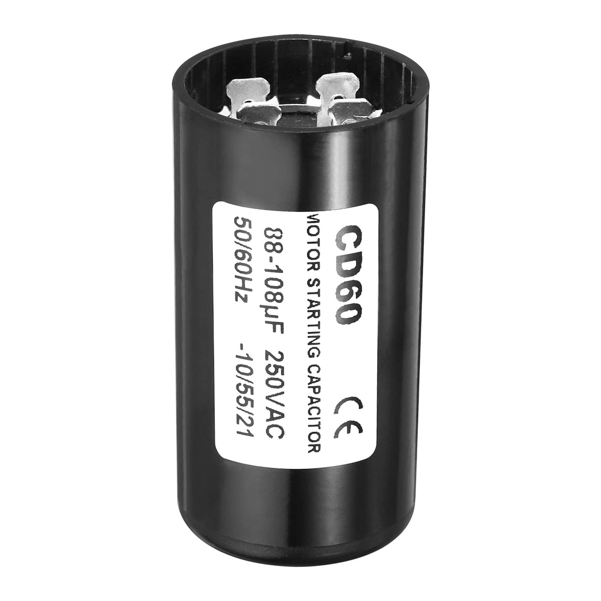 PATIKIL Motor Start Capacitor 88-108uF 250VAC – CD60