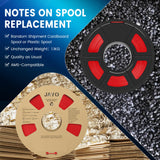 JAYO PLA+ Filament 1.75mm, Increased Toughness PLA Plus Filament 3D Printing Materials, Dimensional Accuracy +/- 0.02mm, Neatly Wound, 1.1 kg Spool (2.42 LBS), 2 Packs PLA+ White+White