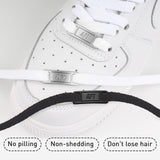 Flat Shoelaces for Air Force 1 Cotton with Lace Hangers – alb 45"/115cm