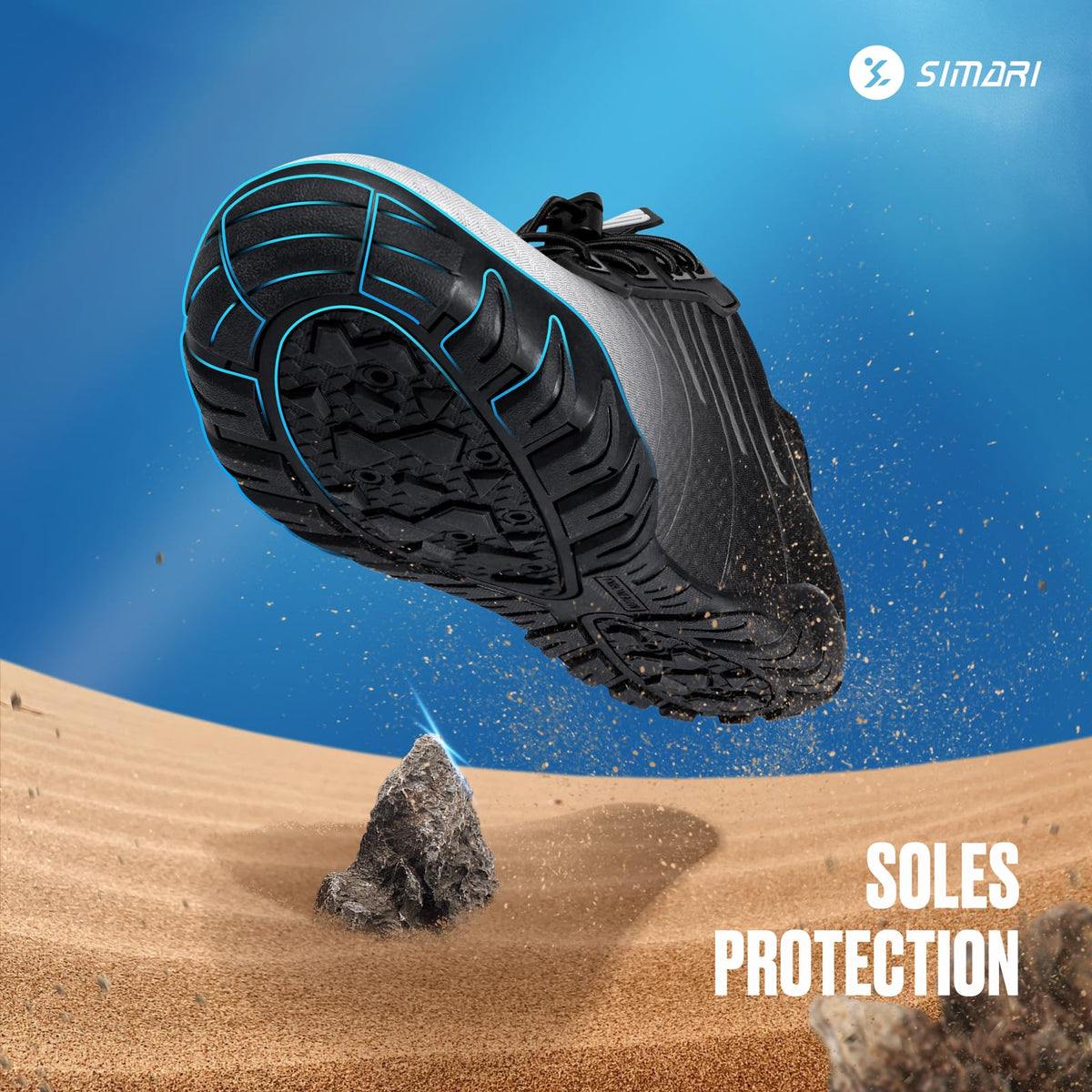 Pantofi de apă și plajă cu uscare rapidă unisex SIMARI pentru înot și surf WP001