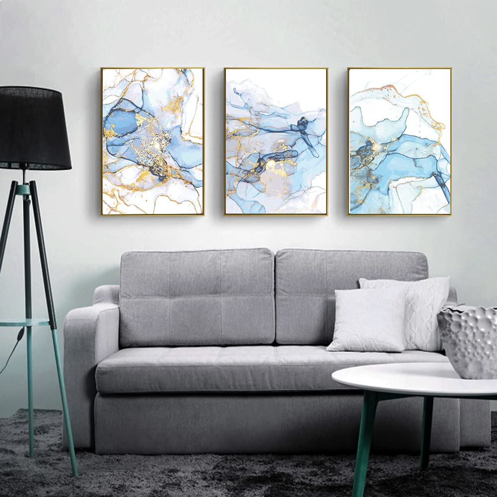 Set 3 postere artă islamică modernă decor perete fără ramă – Stil 4 (20x30 cm)