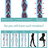 Compression Tights 20-30 mmHg Class II Graduated Closed Toe – Long