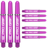 Dart Short Shaft Pro Grip Sets 9pcs – Purple