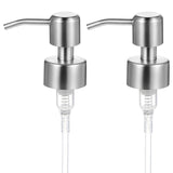Pompă de schimb din inox pentru dozator săpun lichid filet 26-28 mm, set 2 bucăți