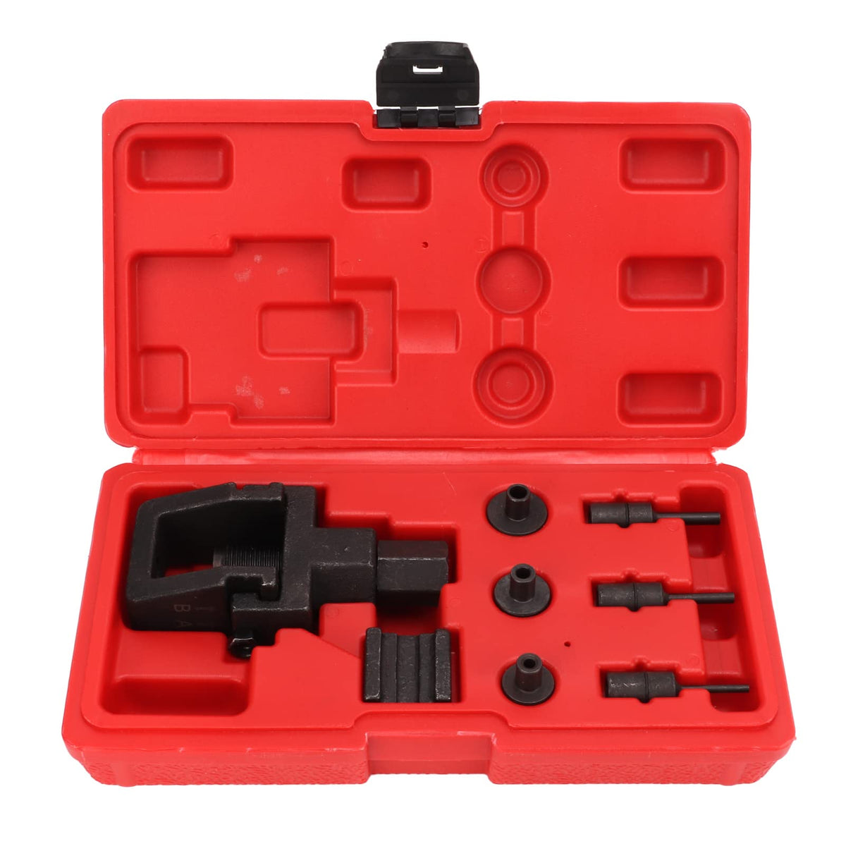 Motorcycle Chain Breaker Set 8-Piece Repair Kit for 520, 525, 530, 532 Chains – Durable