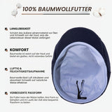 Șapcă bărbătească plată de vară din in 100% protecție UPF50+ – Bleumarin XXL