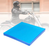aleawol Thickening Motorcycle Seat Gel Pad 25 x 25 x 2 cm Motorcycle Gel Seat Cushion Shock Absorption Mat Comfortable Soft Gel Cushion, Motorcycle Seat Pad DIY Motorcycle Seat Accessories, Blue