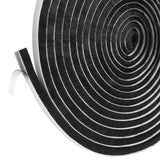 Bandă de etanșare cu perie autoadezivă pentru uși și ferestre 6m x 9mm – Negru