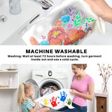 Machine-Washable Textile Paint 250ml Fabric Paint Waterproof for Clothes with Brush & Templates – Red