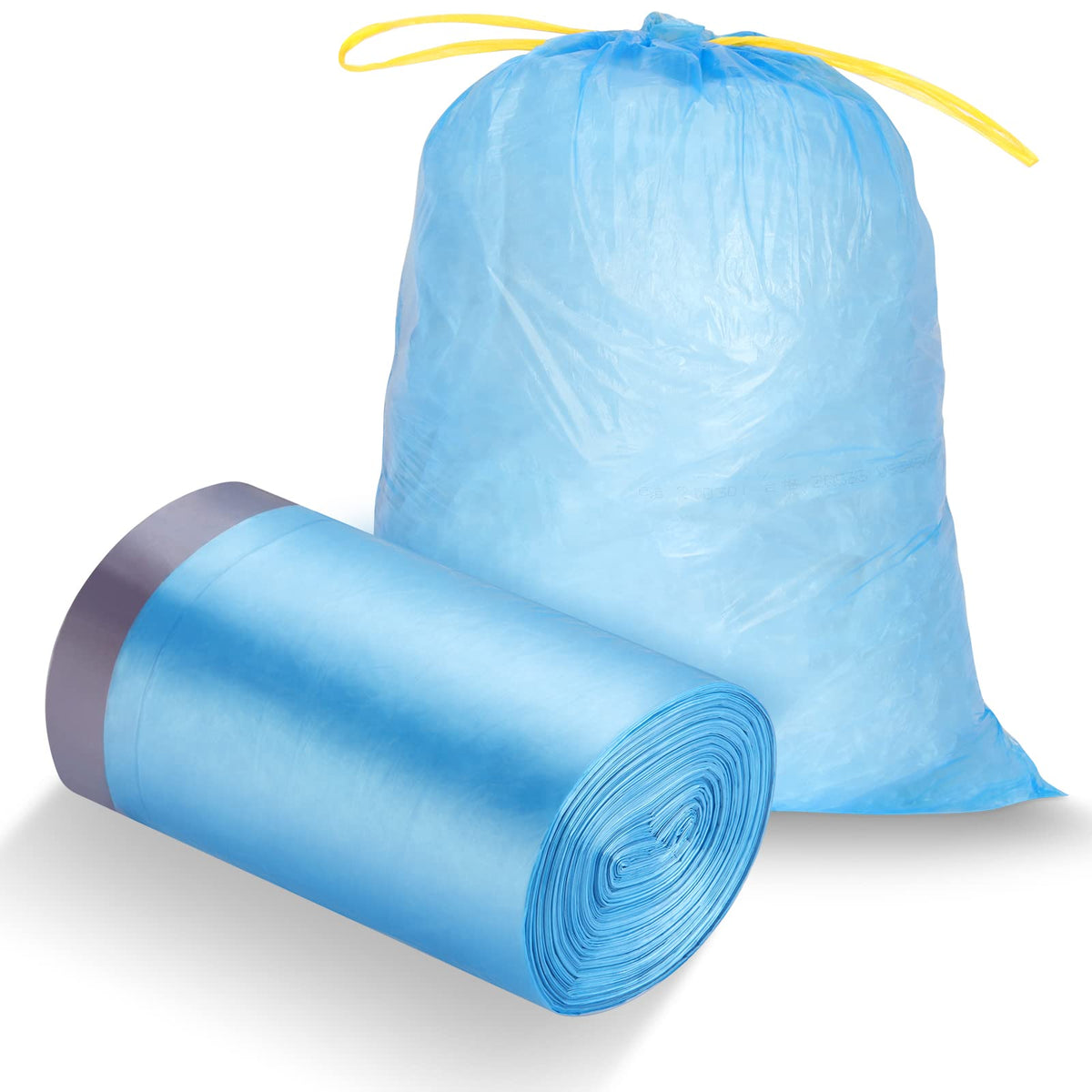 Saci menajeri rezistenți cu șnur 50L rezistenți la rupere, set 100 bucăți – 60x80 cm